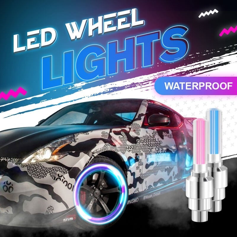 Bouchons de valve lumineux à LED pour roues