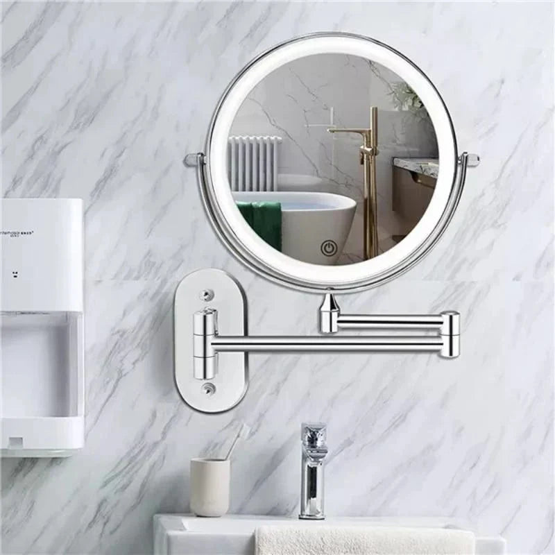 Miroir mural LED double face rechargeable