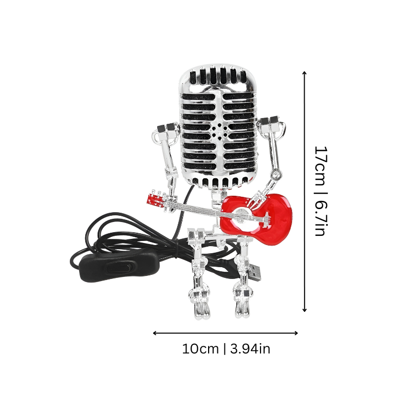 Lampe de bureau LED robot à articulations réglables