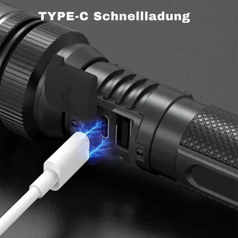 Lampe torche LED zoom étanche