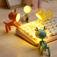 Veilleuse LED articulée en forme d’animal à piles