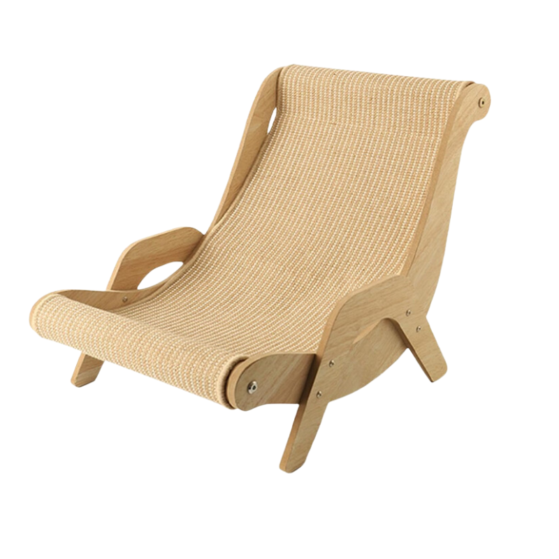 Griffoir Chat Bois - Fauteuil a Gratter Design - image 2