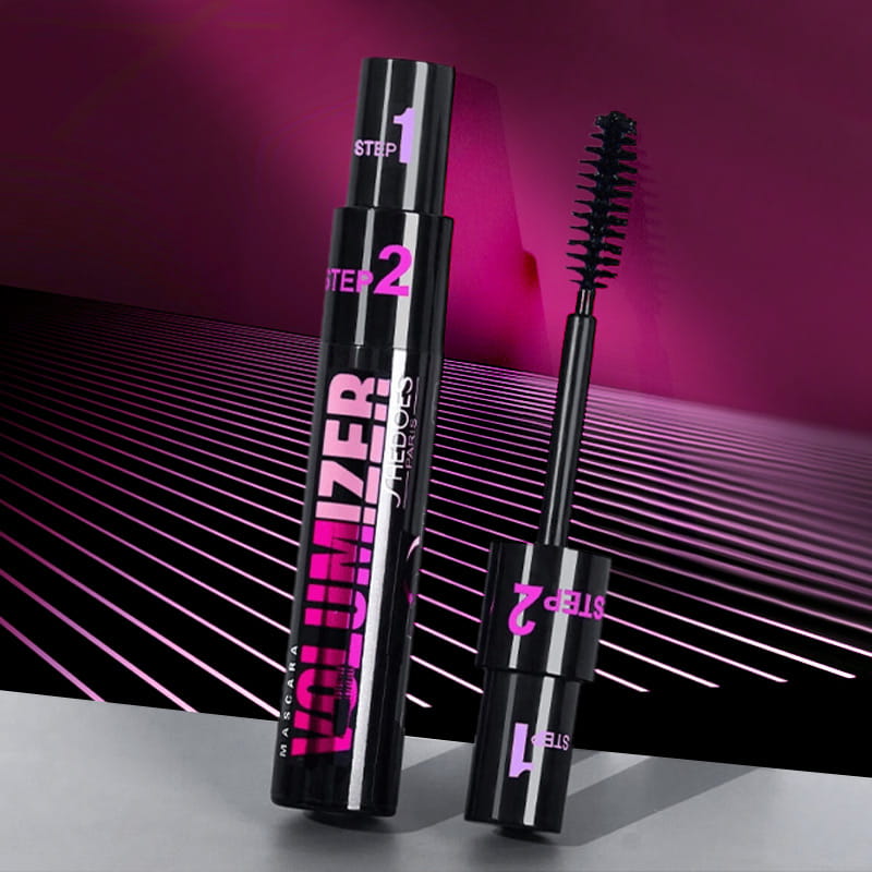 Mascara à double applicateur 2 en 1