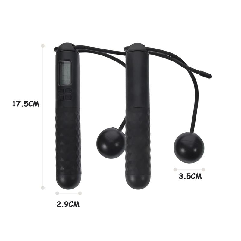 Corde à sauter lestée avec compteur numérique