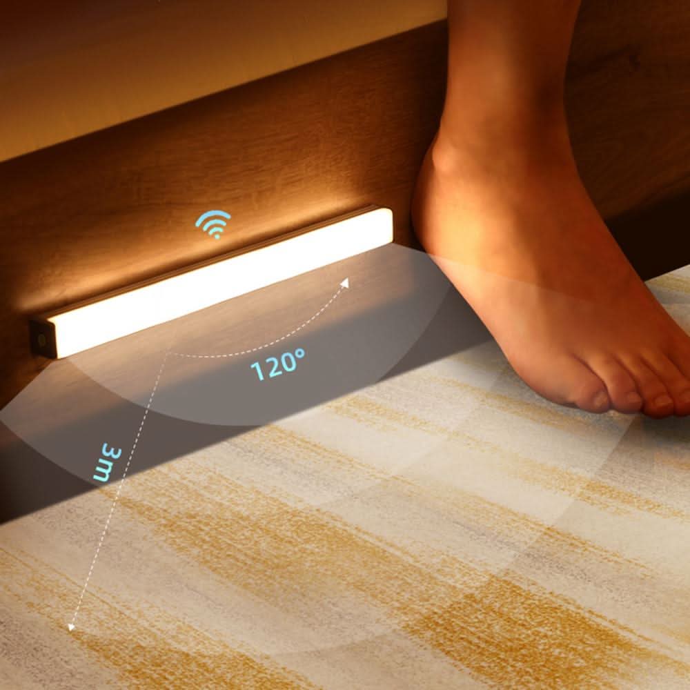 Barre lumineuse LED sans fil à détecteur de mouvement