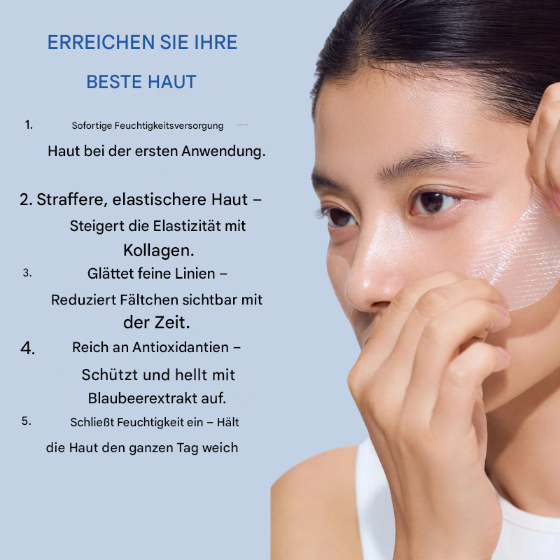 Bandes en gel pour le visage