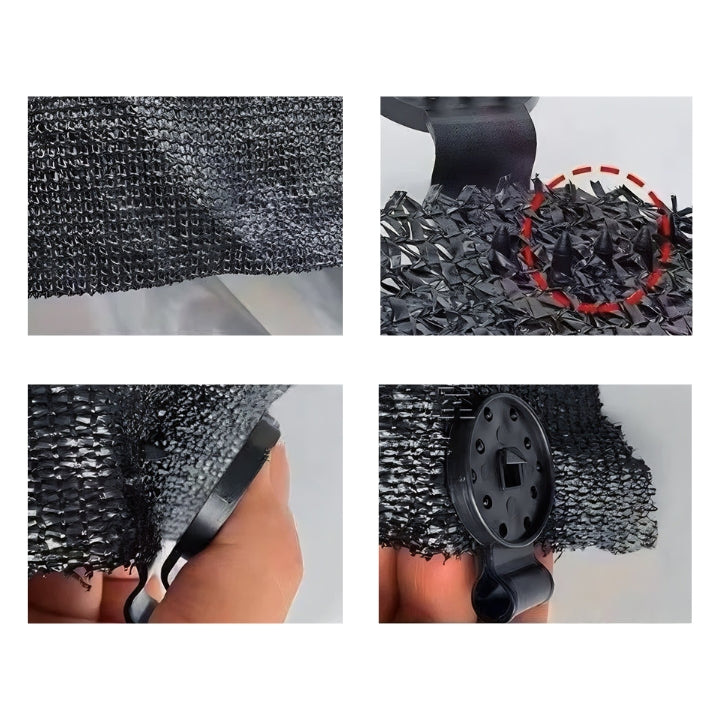 Clips de fixation pour filets d’ombrage – lot de 50