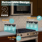 Cache-espace télescopique en inox pour cuisinière et plan de travail