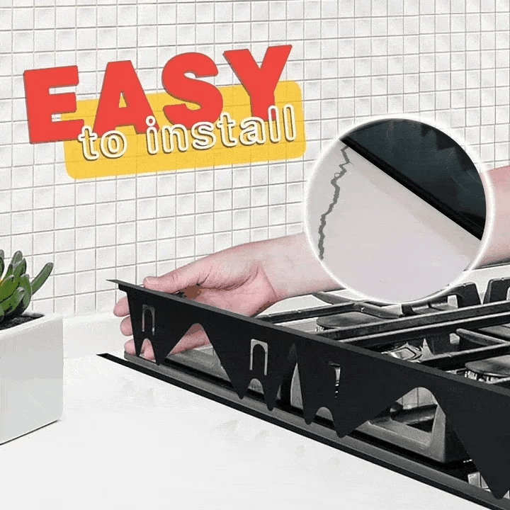 Cache-espace télescopique en inox pour cuisinière et plan de travail
