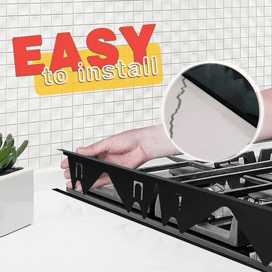 Cache-espace télescopique en inox pour cuisinière et plan de travail