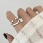 Bague ajustable fantaisie