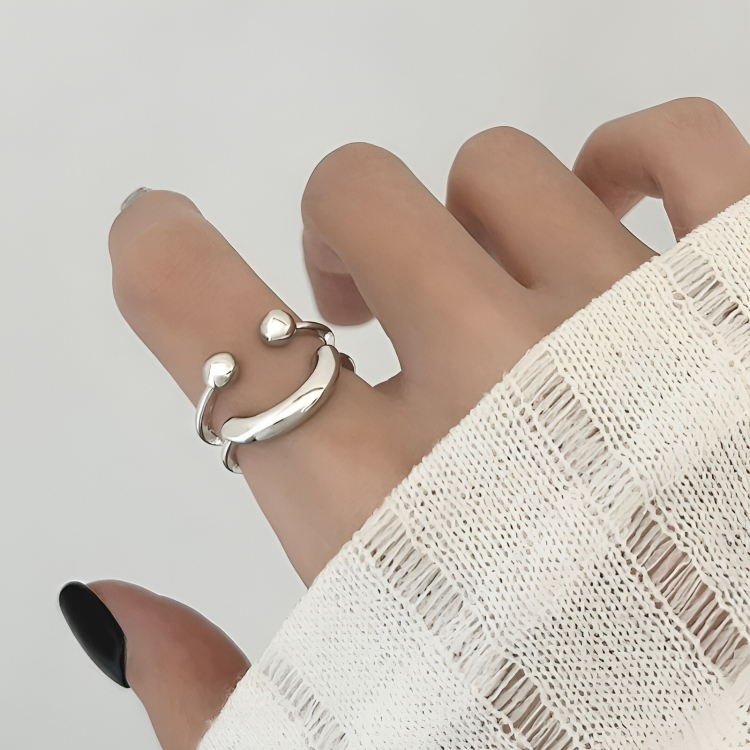 Bague ajustable fantaisie