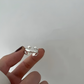Bague ajustable fantaisie