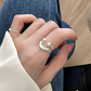 Bague ajustable fantaisie
