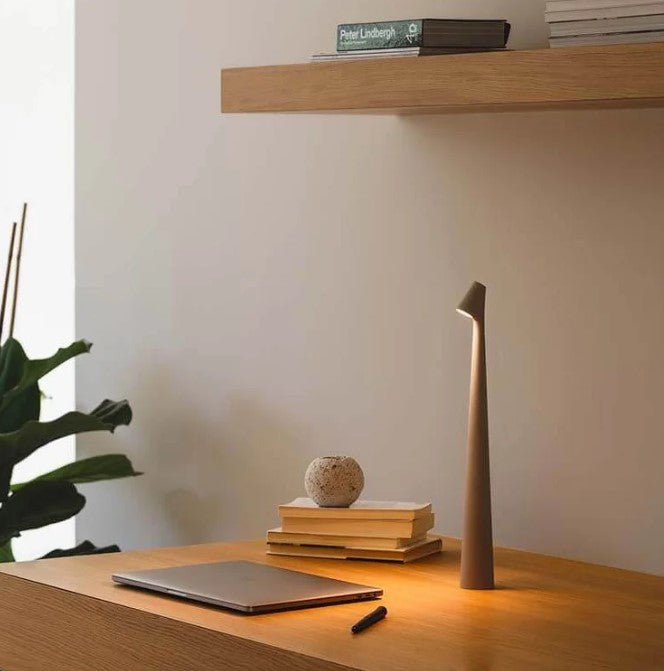 Lampe de table à luminosité réglable, hauteur 35 ou 45 cm