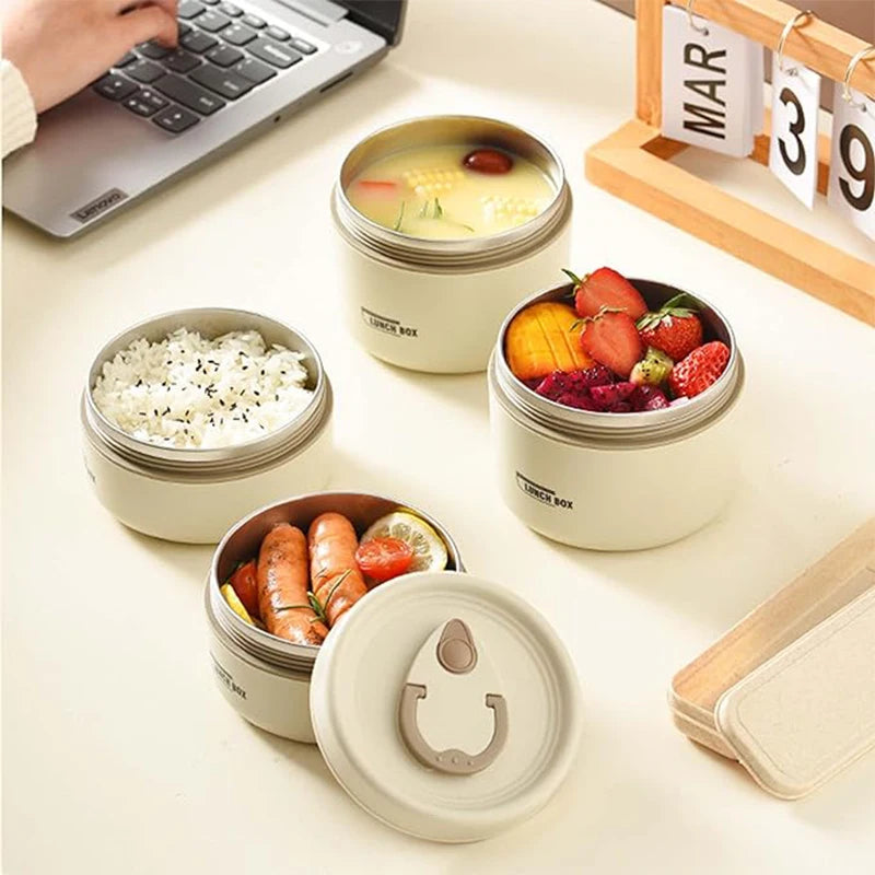 Ensemble de boîtes repas isothermes empilables