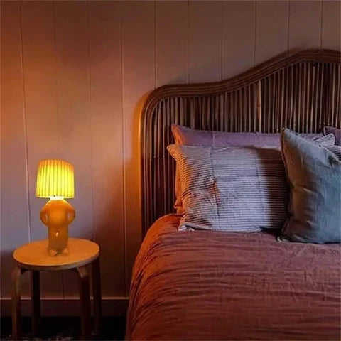 Lampe de bureau figurine en ABS avec douille E27