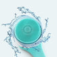 Brosse de douche électrique à tête rotative et manche long