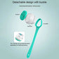 Brosse de douche électrique à tête rotative et manche long