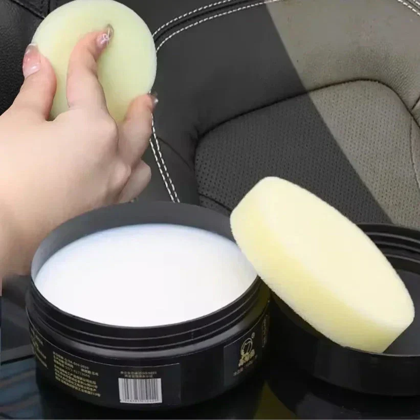 Lot de 2 crèmes d’entretien du cuir, 100 g