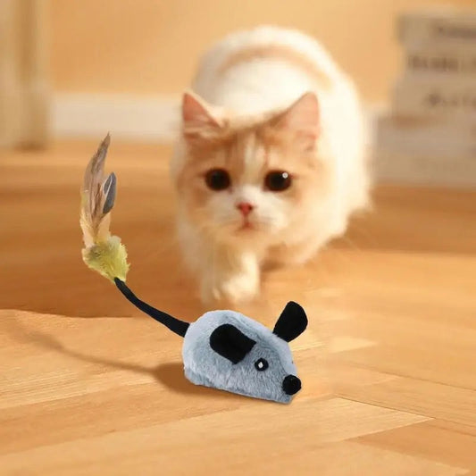 Felineau Jouet Souris Interactif pour Chat | Souris Automatique à Mouvement Réaliste