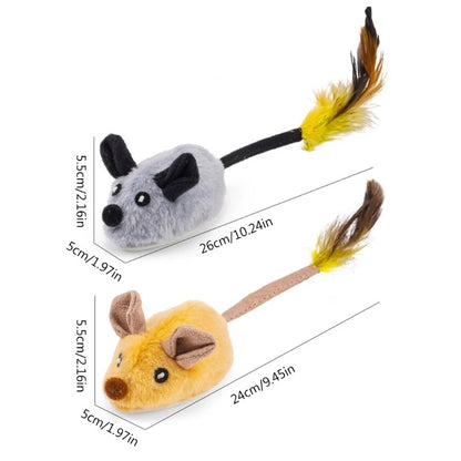 Felineau Jouet Souris Interactif pour Chat | Souris Automatique à Mouvement Réaliste