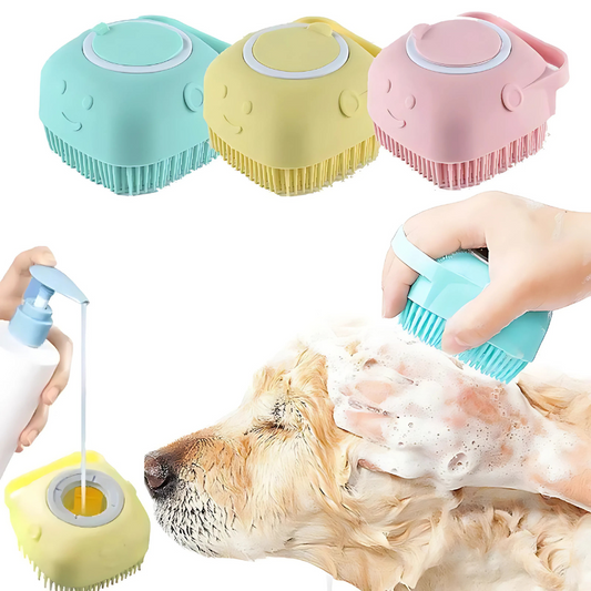 Felineau Brosse de Bain Massage Douce - Toilettage Spa Relaxant Complet