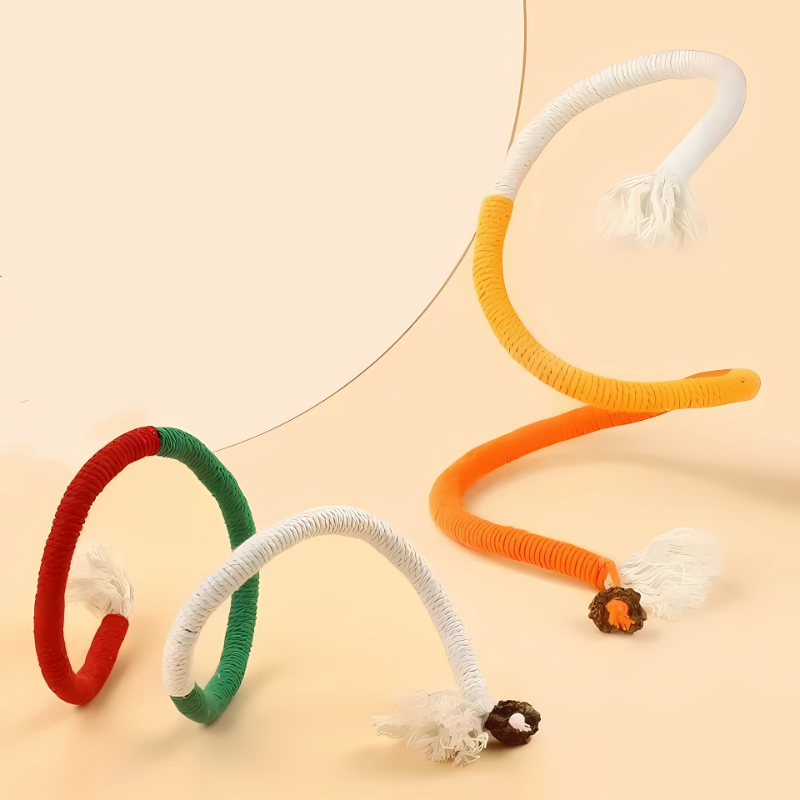 Felineau Corde Jouet Modulable Articulée - Ficelle Forme Libre Masticable