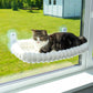 Felineau Hamac de Fenêtre pour Chat Pliable avec Ventouses Renforcées et Housse Réversible