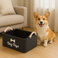Felineau Boîte de Rangement Feutre pour Accessoires Animaux