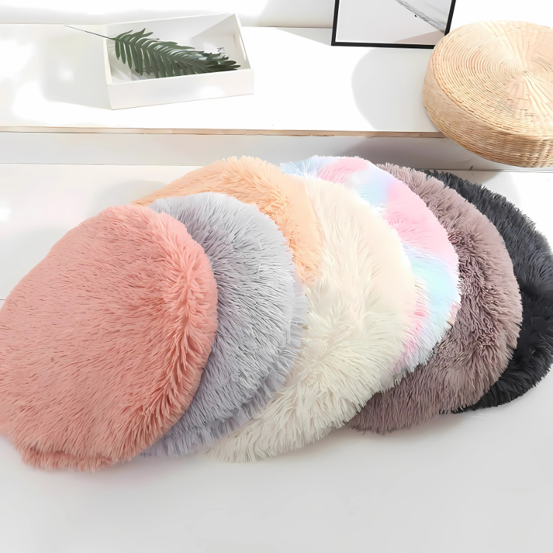 Panier Rond Chien Chat - Lit Apaisant Ultra Doux - image 10