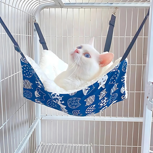 Felineau Hamac de Repos pour Chat - Couchage Suspendu Douillet