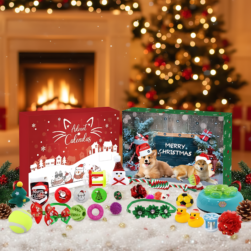Calendrier de l Avent Chien Chat - Jouets Surprise x24 - image 3