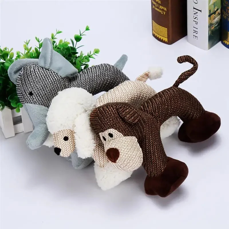 Jouet Peluche Chien Couineur - Animaux Resistants - image 4