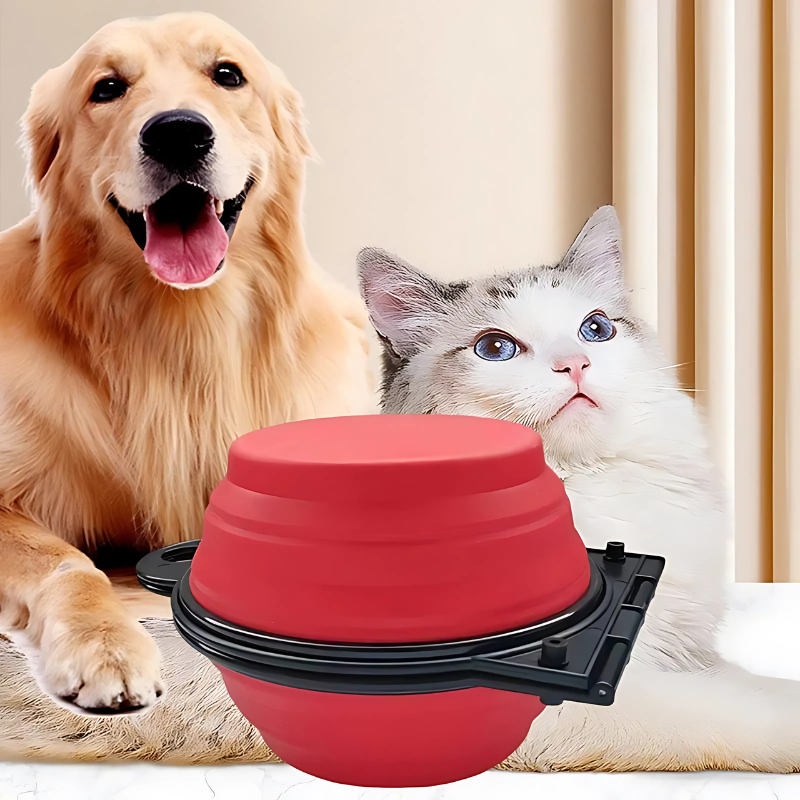 Gamelle Pliable Voyage Chien Chat - Double Bol Silicone - image 5