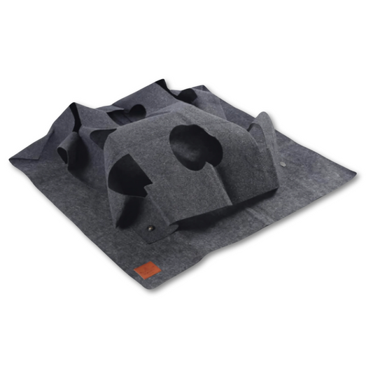 Felineau Tapis Labyrinthe Aventure Sensoriel - Cachette Douillette Ludique