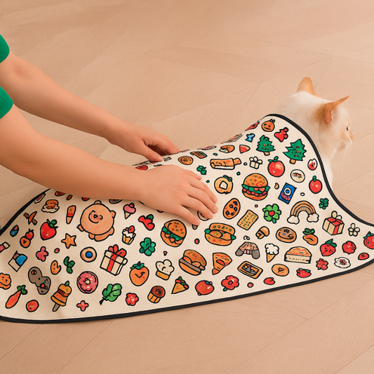 Felineau Combinaison de Toilettage pour Chat - Protection Anti-Griffures