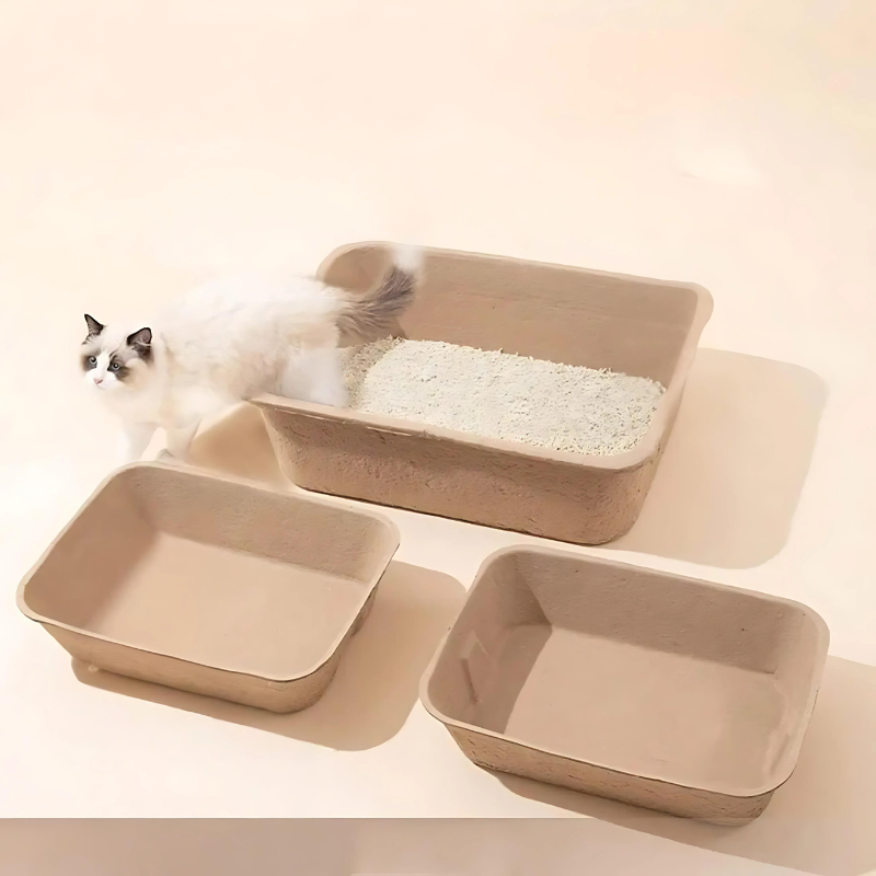Felineau Maison de Toilette Fermée Élégante - Entretien Pratique Litière