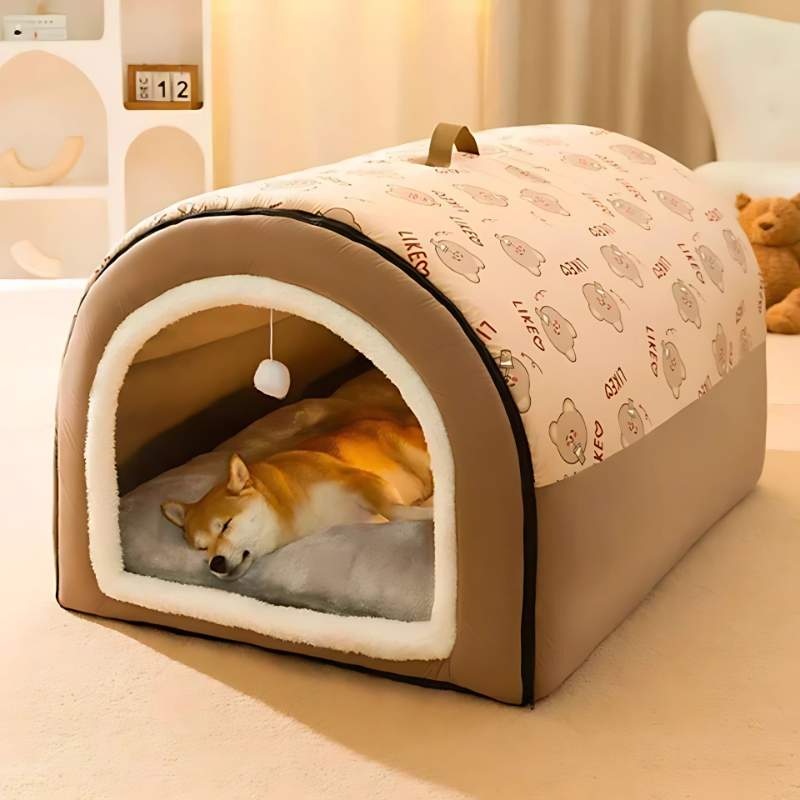 Felineau Maison Pliable Grotte Tissu - Abri Intérieur Douillet Nomade