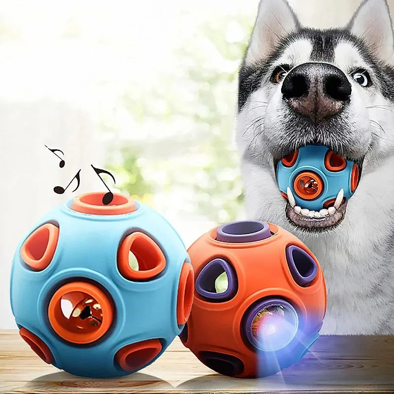Balle Lumineuse Chien - Jouet Sonore a Macher - image 5