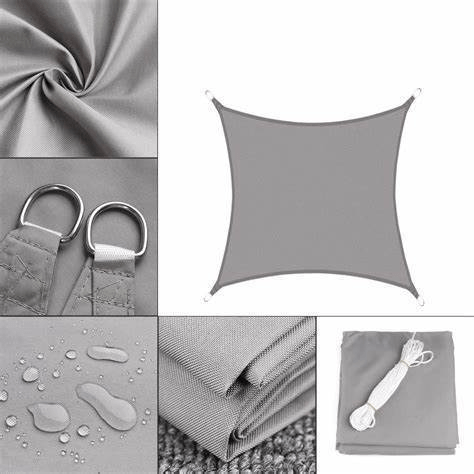 Voile d’ombrage rectangulaire 3 × 4 m