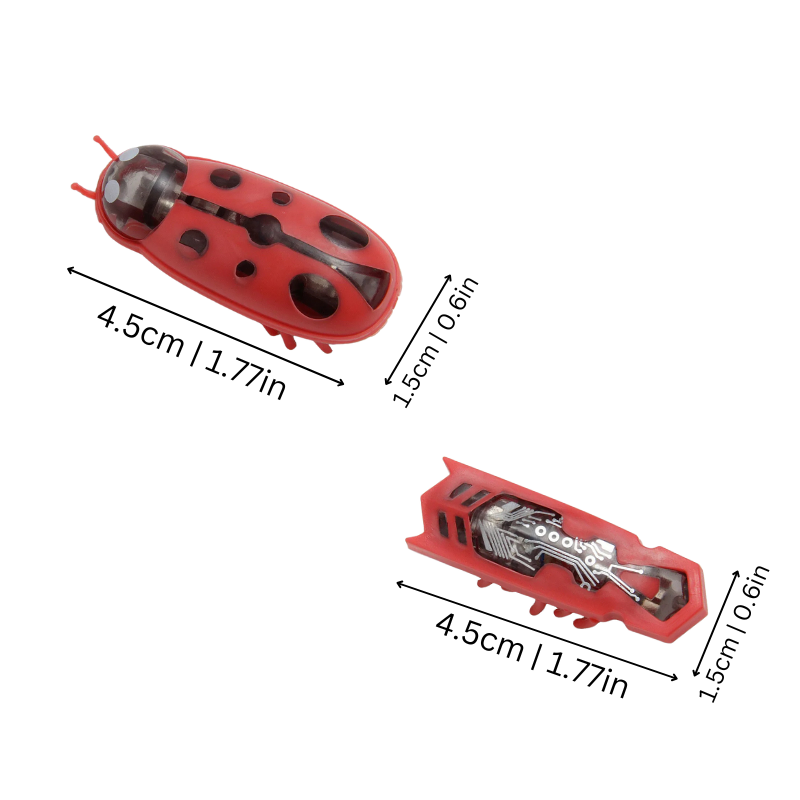 Felineau Jouet Coccinelle Vibrante Tremblante - Course Trépidante Amusante