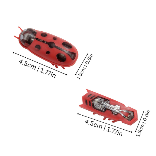 Felineau Jouet Coccinelle Vibrante Tremblante - Course Trépidante Amusante
