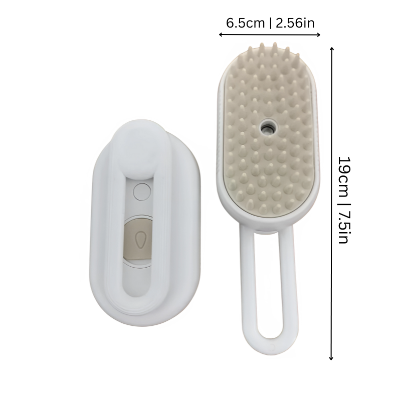 Brosse Vapeur Chien Chat - Massage Toilettage - image 4