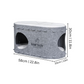 Felineau Lit Dôme Douillet pour Chat - Nid Cosy & Chaud