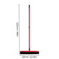 Felineau Balai en Caoutchouc Anti-Poils pour Animal - Noir ou Rouge