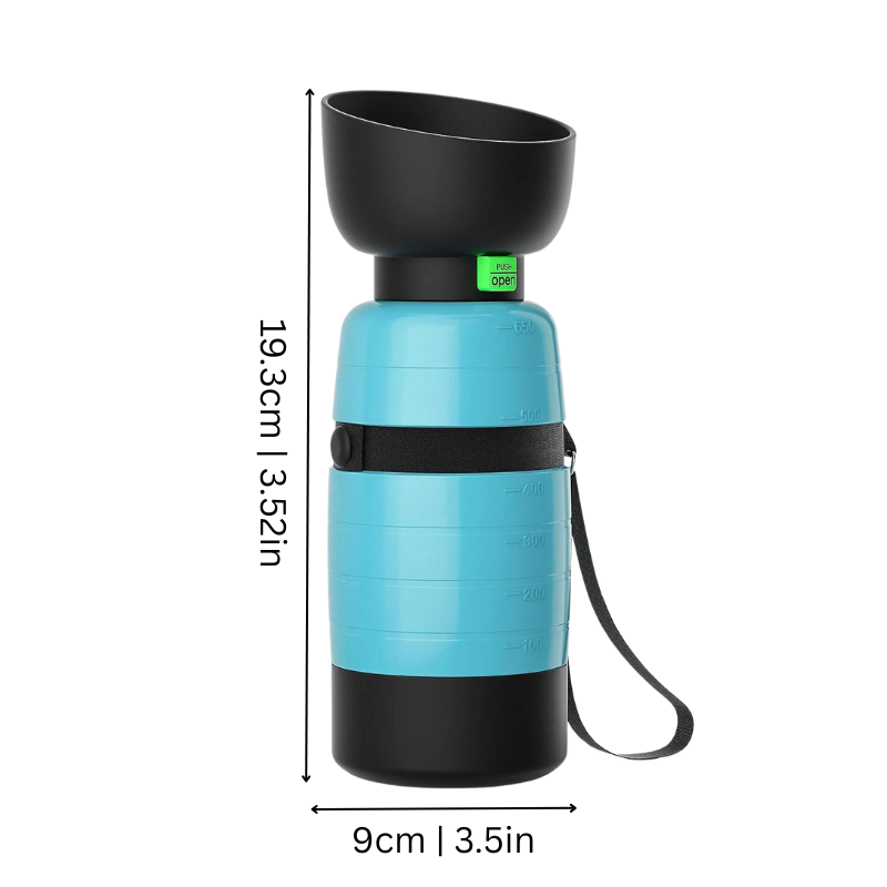 Gourde de Voyage Chien - Bouteille 3 en 1 650 ml - image 4