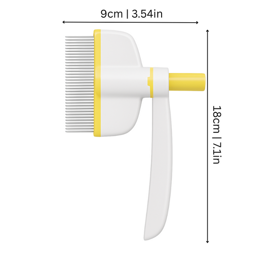 Felineau Brosse Démêlante Douce pour Chien et Chat - Poils Sains