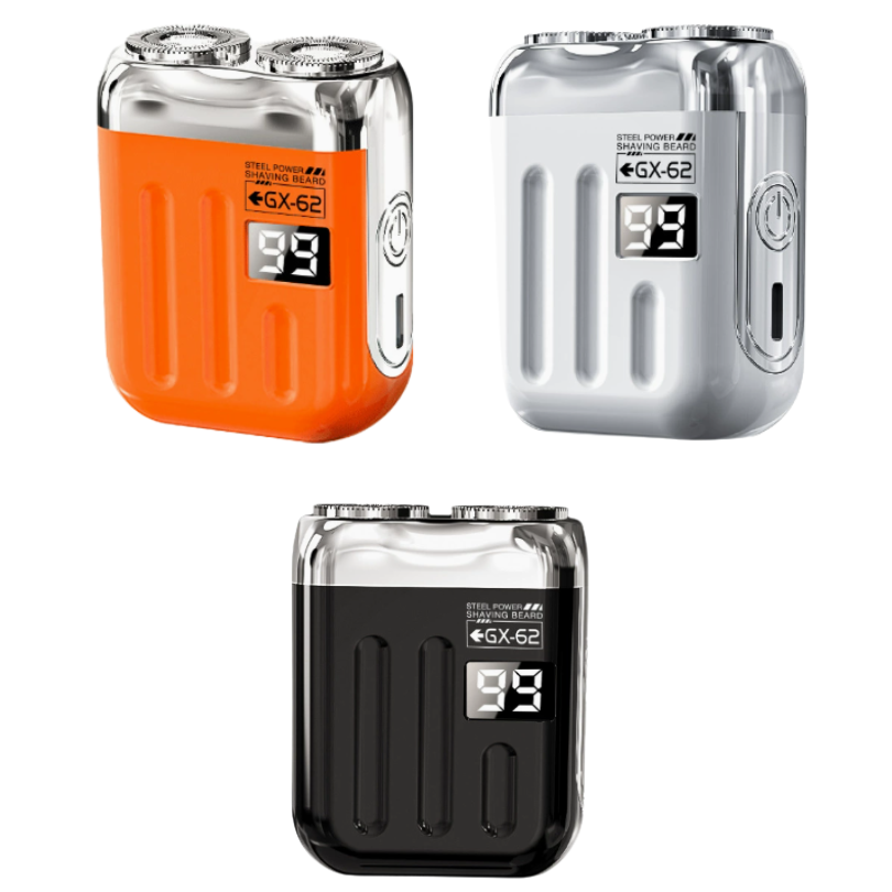 Mini rasoir électrique à double tête rechargeable USB