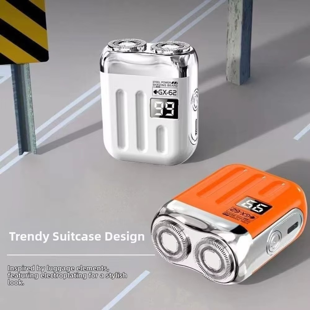 Mini rasoir électrique à double tête rechargeable USB